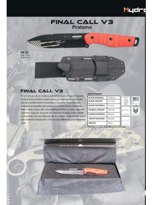 NOVEDAD CUCHILLO PRATAMA  FINAL CALL V3 HYDRA